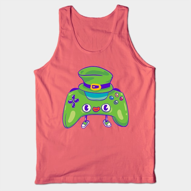 St Patricks day Gaming Controller Tank Top by anycolordesigns